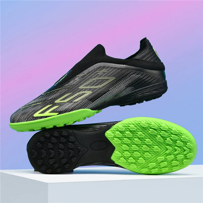 New Men's Football Boots Futsal Non Slip Turf Comfortable Ultralight Fg Grass Cleats Soccer Shoes Sport Indoor Adult Non-Slip