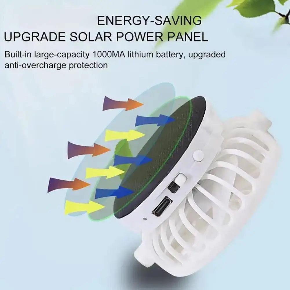 Breathable Sunhat with Solar Fan Sun Block Baseball Hat with Solar Fan USB Charging Fan Outdoor Sunhats Sunscreen Sunshade Hats