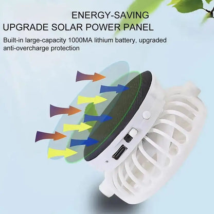 Breathable Sunhat with Solar Fan Sun Block Baseball Hat with Solar Fan USB Charging Fan Outdoor Sunhats Sunscreen Sunshade Hats