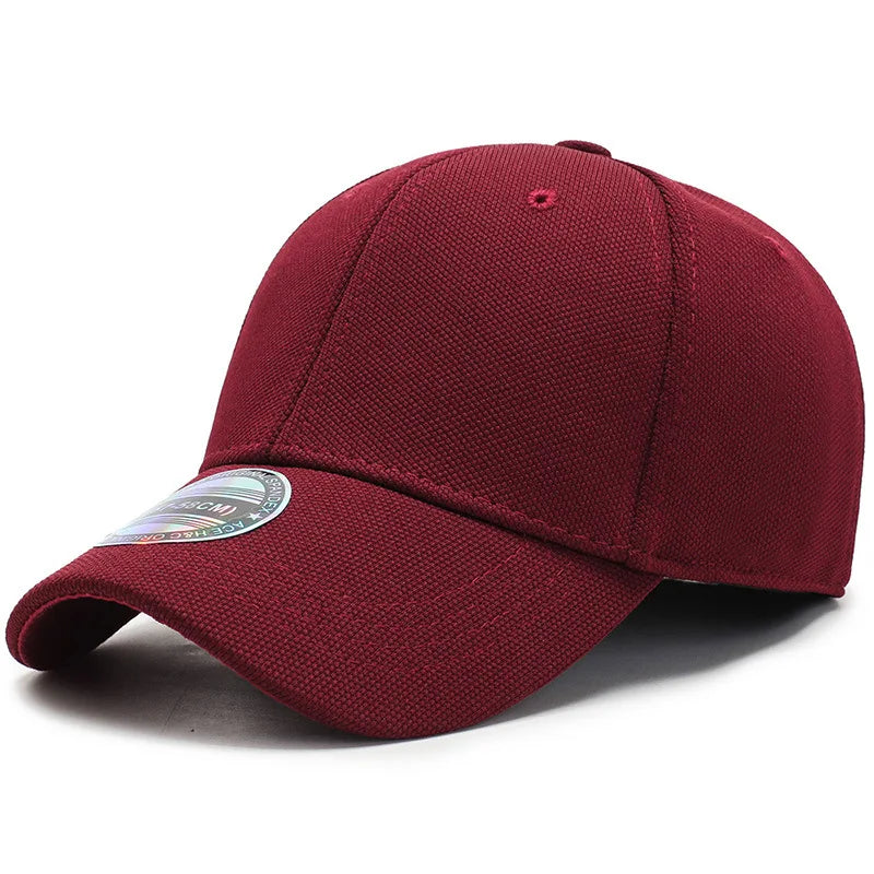 Brand Oohmy Back Closed Baseball Cap for Small Head Lady Man Blank Hiphop Snapback Hat Fitted Flat Caps 58cm to 60cm