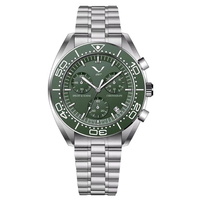 New 007 Specht&Sohne Sports Watches For Men Top Brand Luxury Steel Wrist Watch Fashion Japan VK68 Chronograph Relogio Masculino