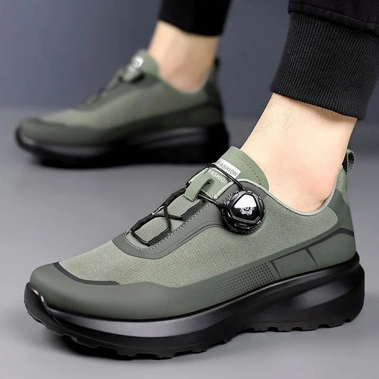 Udendørs herresneakers – nye forårs- og sommersko med tykke såler, sportssko, vandresko til mænd, far-sko, fritidssko til mænd