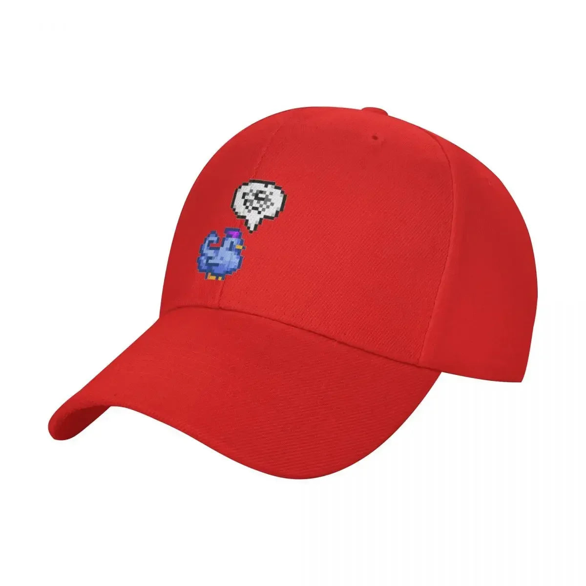Czapka z daszkiem „Grumpy Blue Chicken” z gry Stardew Valley – zabawne czapki, czapki wędkarskie, luksusowa czapka męska, czapki dla kobiet i mężczyzn