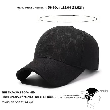 Unisex NY Letter Printing Baseball Caps Spring and Autumn Outdoor Adjustable Casual Hats Sunscreen Hat Sports Cap