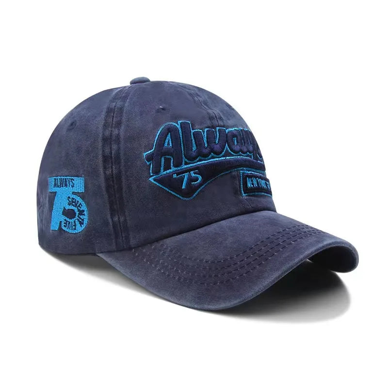 Casquette de baseball respirante en maille de coton délavée, style « old light board caps », pour hommes et femmes, idéale pour le printemps et l'été, modèle pour femmes