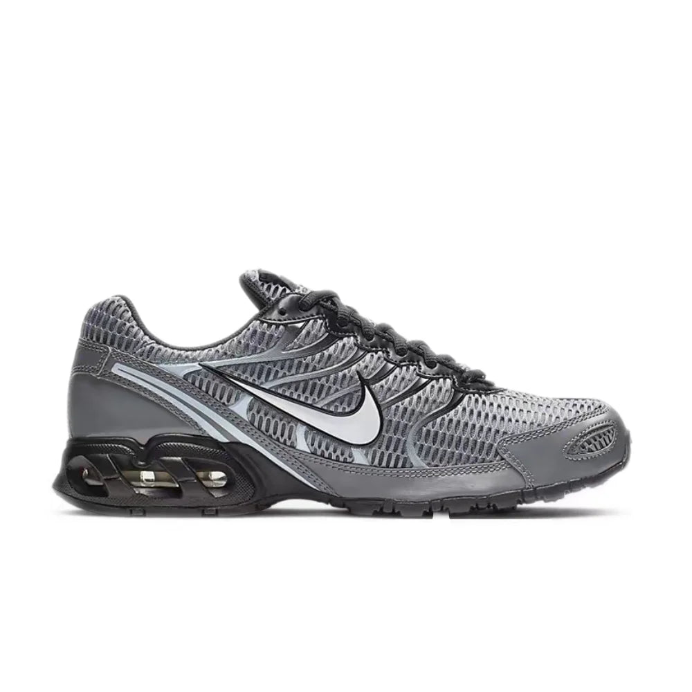 Nike Air Max Torch 4 Men's Low-Top Runners – Gray/Silver, Casual Fabric, Breathable Support, Long-Lasting Wear 343846-012