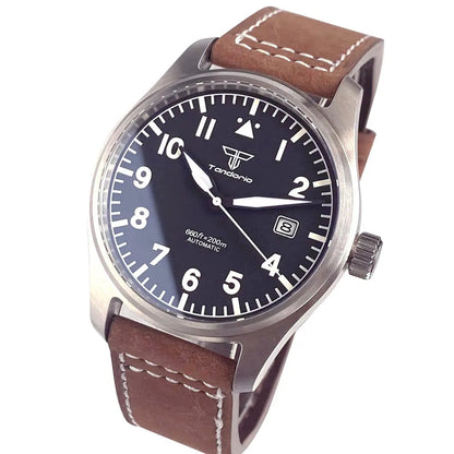 39mm Pilot Aviator Diving Watches Miyota8215 Automatic Mechanical Watch for Men 20BAR Waterproof Sapphire Crystal 316L Steel
