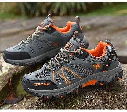 Men's Hiking Shoes Breathable Mesh Sports Single Shoes Summer Outdoor Wear-resistant  Hiking and Hunting Tactical Sports Shoes