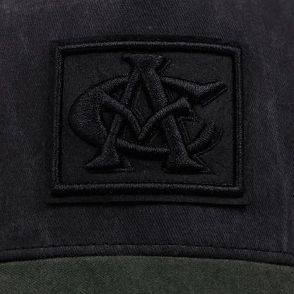 Eenvoudige, modieuze, ademende mesh-pet met 'CA'-borduursel, hiphop-pet, pet voor dagelijks gebruik en vrije tijd, decoratieve pet, unisex baseballpet