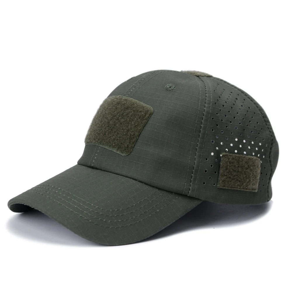Breathable Camouflage Baseball Cap UV Sun Protection Hat for Outdoor Sports Fishing Camping Hiking Hunting