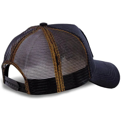 Hot Sale Unisex Anime Cartoon Cap High Quality Embroidered Patch Draw Baseball Cap Male Female Trucker Hat Mesh Hats Sun Hat