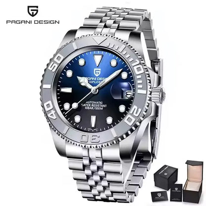 PAGANI DESIGN V2 Japan movement Luxury Men Mechanical Watch 40MM Ceramic bezel AR Coated Sapphire Glass Automatic Watch For Men