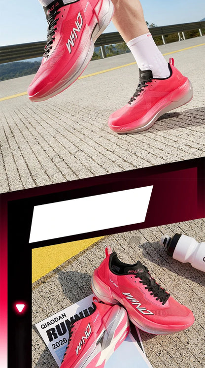 QIAODAN WIND 4PRO Pantofi de maraton cu talpă din carbon pentru bărbați, adidași profesioniști de curse, pantofi sport de alergare respirabili QDB023262291