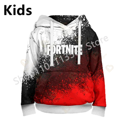 Llama Battle Royale F-Fortnited Hoodies 3D Printed Men Women Children Sweatshirts Boy Girl Kids Streetwear Pullover Green Tops