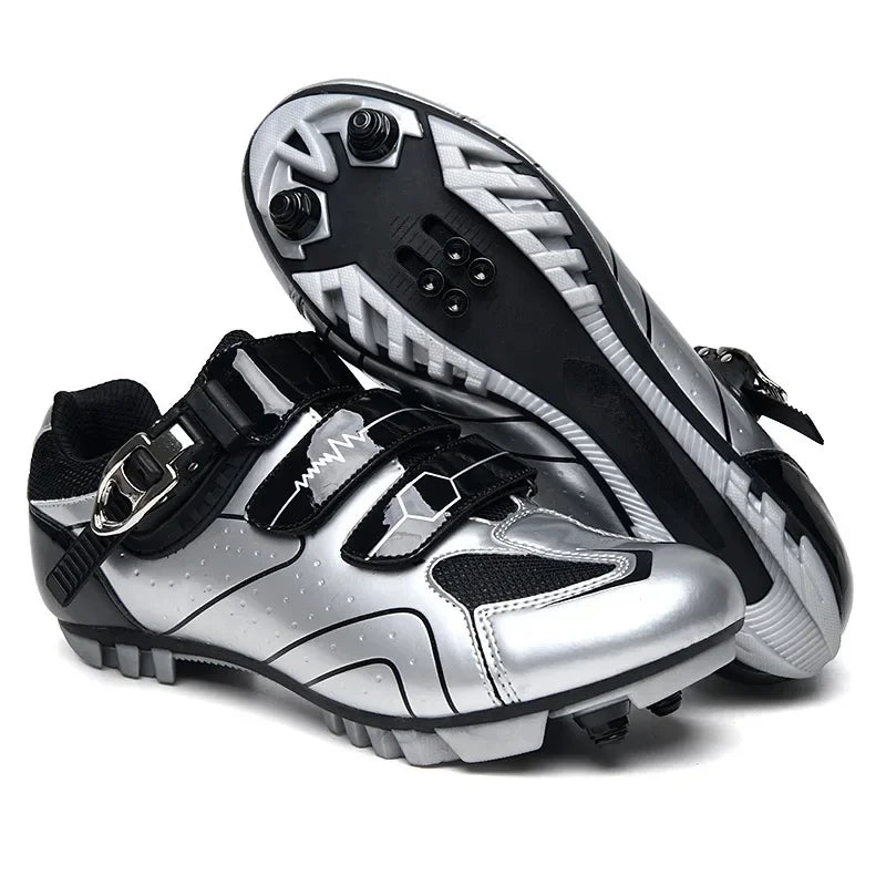 Scarpe da ciclismo unisex con suola rigida – Scarpe da bici da strada 4-Season con pedali a sgancio rapido, ideali per la MTB e gli sport all’aria aperta