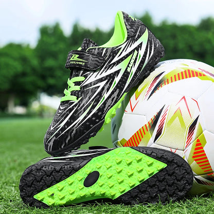 Nouvelles chaussures de Football enfants antidérapant société crampons chaussures de Football enfants salle terrain de Football bottes rapide professionnel Sneaker28-39