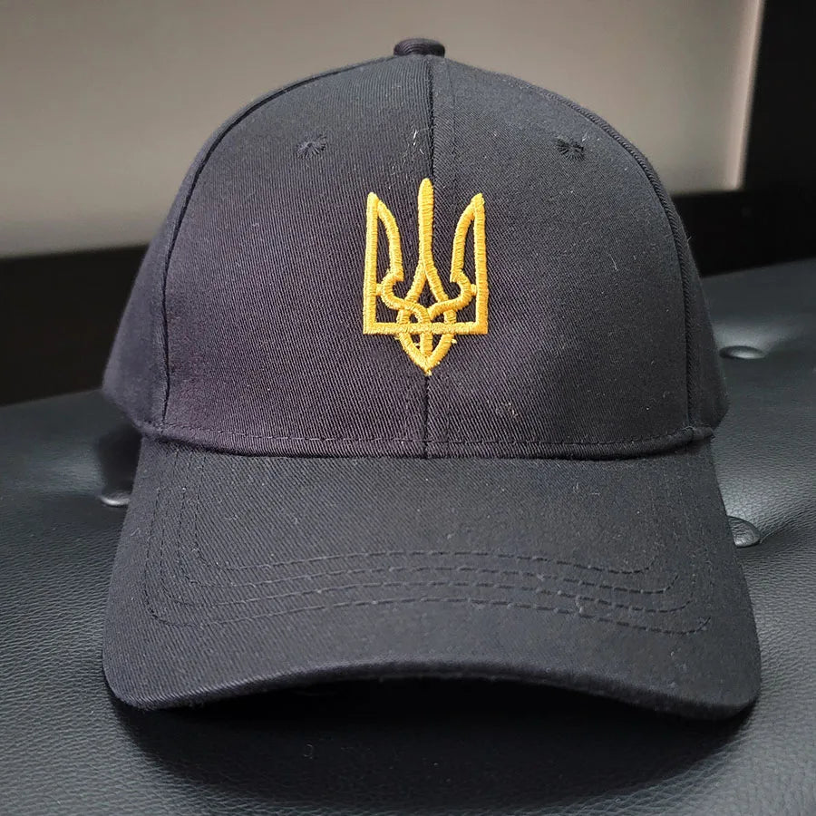 Embroidery Ukraine trident Symbol Spetsnaz Special Forces Men Women Boy Baseball Caps Dad caps Snapback Adjustable Camouflage