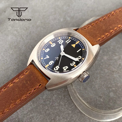Tandorio 36mm Dive Military Automatic Miyota8215 Mechanical Watch for Men Domed Sapphire Unisex Wristwatch 20BAR Waterproof Lume