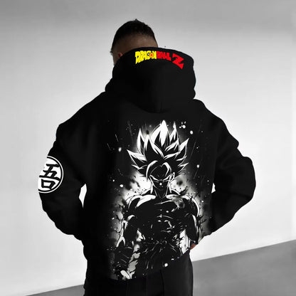 Dragon Ball – modna novost iz sveta animeja, Harajuku, kapuco, streetwear, moški, jesensko-zimski pulover s kapuco, oversize, ženski, unisex vrh