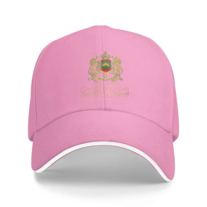 Morocco Flag Map Baseball Cap  y2k Cool Trucker Hat Summer Men Women Hunting Camping Baseball Caps