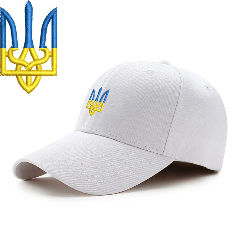 Embroidery Ukraine trident Symbol Spetsnaz Special Forces Men Women Boy Baseball Caps Dad caps Snapback Adjustable Camouflage