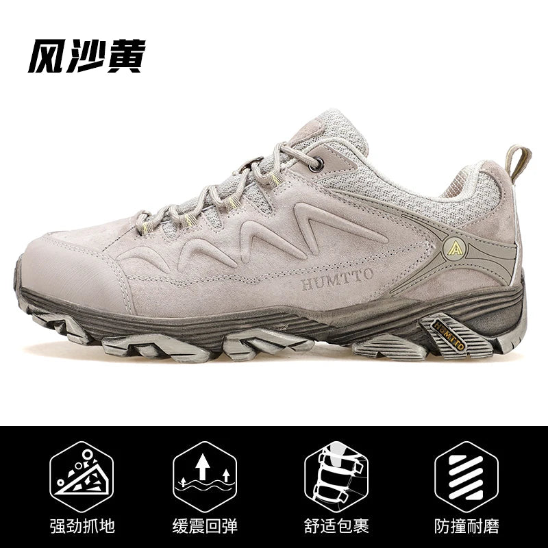 HUMTTO Zapatillas de senderismo para hombre, calzado de invierno para deportes al aire libre, escalada y caza, zapatillas de trekking cálidas para mujer, botines tácticos
