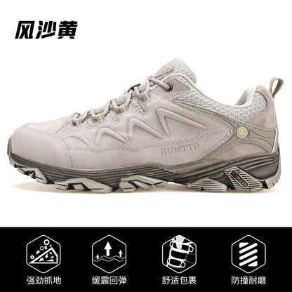HUMTTO Zapatillas de senderismo para hombre, calzado de invierno para deportes al aire libre, escalada y caza, zapatillas de trekking cálidas para mujer, botines tácticos