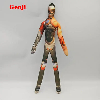 26 cm, varie posture, corpo flessibile in filo metallico, personaggi anime e del gioco Overwatch: D.Va / Doomfist / Genji / Widowmaker, peluche, bambola di peluche