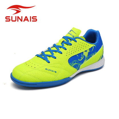 SUNAIS IN Chaussures de football en salle à semelle plate antidérapante pour terrains en bois/ciment 835233