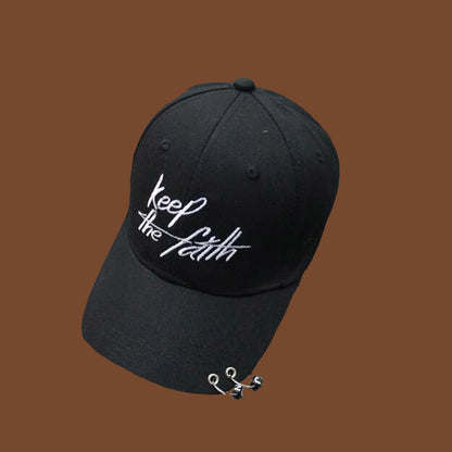 Kobiety Mężczyźni Hip Hop K-pop Czapka baseballowa typu snapback Jednolita kolorystyka z pierścieniem Sport Taniec Podróże Miłośnik Czapka dla taty Czapki Streetwear Regulowana