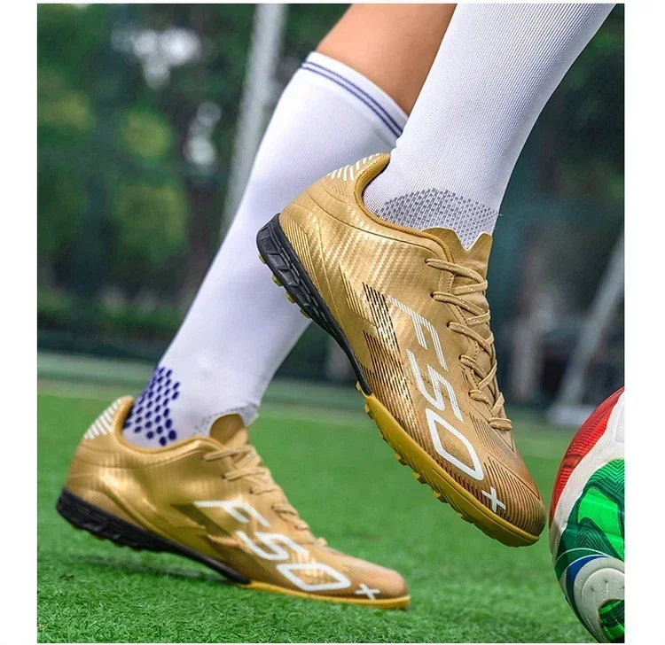 Nouvelles chaussures de football pour hommes, chaussures d'entraînement, chaussures de sport pour terrain gazonné, chaussures de football pour activités de plein air, baskets antidérapantes, chaussures professionnelles po