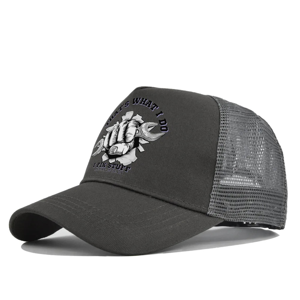 New Fashion Spring Summer Printed Mesh Breathable Baseball Cap Gorras Personality LOGO for Men WomenCouples Visor Hat Casquette