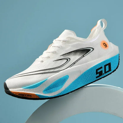 Ténis de corrida unissexo 2025 com placa integral de carbono, profissionais para maratona, leves, com amortecimento reativo e respiráveis