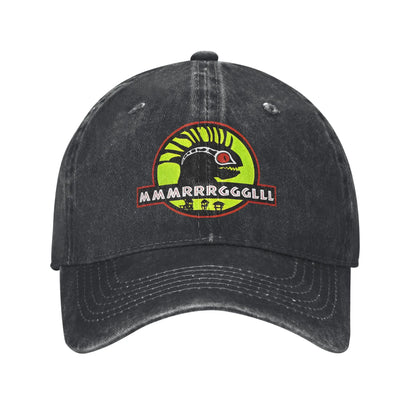 Murloc Park  World of Warcraft Baseball Cap Sun  Outdoor Gym Sunscreen Washed Trucker Hat Women Men Classic Design Baseball Caps