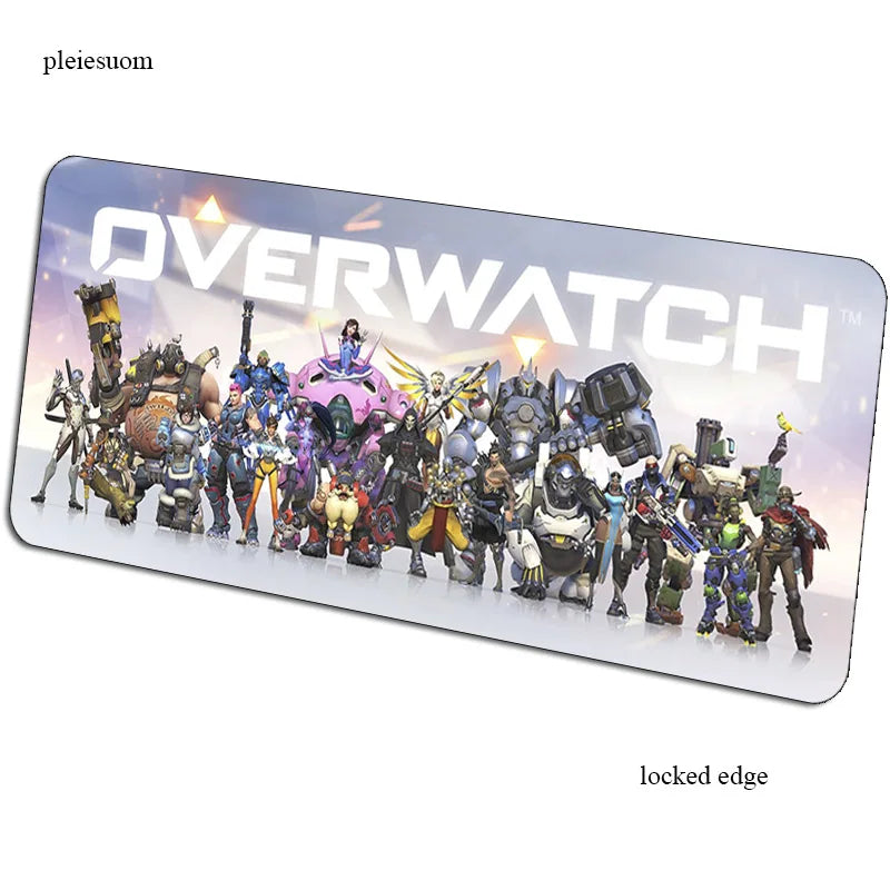 Overwatch podloga za miš s HD printom, gaming podloga za miš, igra, 900x400x3mm, podloga za miš za gamere, računalni stol, najpovoljnija podloga, notebook mousemat, PC