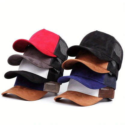 Unisex tinklinė beisbolo kepurė vyrams, lauko sportui, reguliuojamos „trucker“ kepurės, madingos išlenktos „dad cap“ kepurės vyrams ir moterims, kasdienio stiliaus, kvėpuojančios kepurės nuo saulės