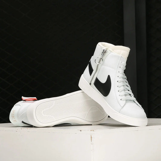 Oryginalne, sezonowe, nowe damskie buty casualowe z wysoką cholewką marki Nike, model BQ4022-400