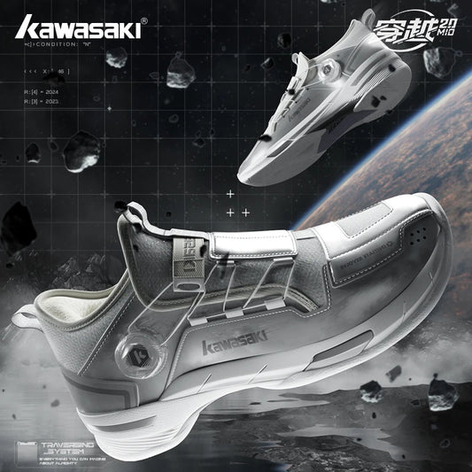 Buty do badmintona Kawasaki CROSS SPACE MID 2.0 – ulepszone, amortyzujące, z automatycznym pokrętłem – profesjonalne buty sportowe dla mężczyzn – nowe