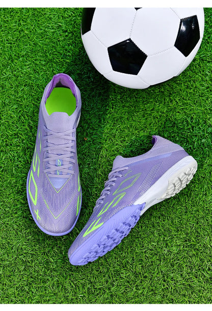 New Men Sneakers Match Grass Cleats High-quality Soccer Shoes Futsal Football Boots Non-Slip Indoor Hot-selling High-top Outdoor