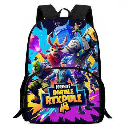Classic Game Fortnites Kids Backpacks Boys Girls Student Birthday Gift Child School Bags Large Capacity Camping Durable Rucksack