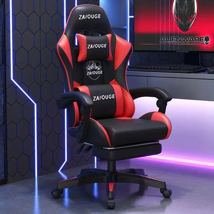 Chaise de jeu pivotante à dossier réglable, chaise de jeu confortable, chaise de jeu ergonomique pour le bureau à domicile, les longues heures de jeu et les streamers.