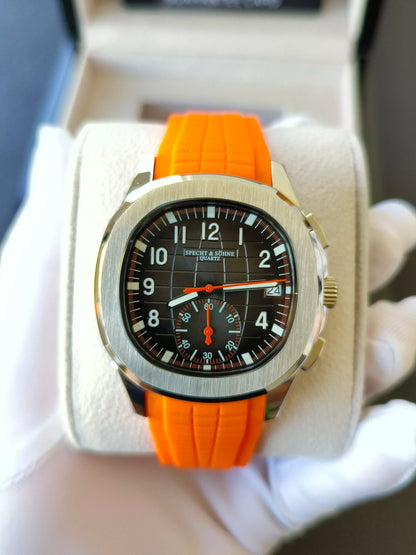 2026 New Specht&Sohne Men's Watches Quartz Watch Top Brand Luxury Chronograph Sport Rubber Luminous 5Bar Waterproof Reloj Hombre