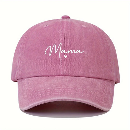 Mama mėgsta raštuotas beisbolo kepures, retro ir madingas moteriškas kasdienes „dad hats“ kepures, lauko sportines kepures su minkštu viršumi