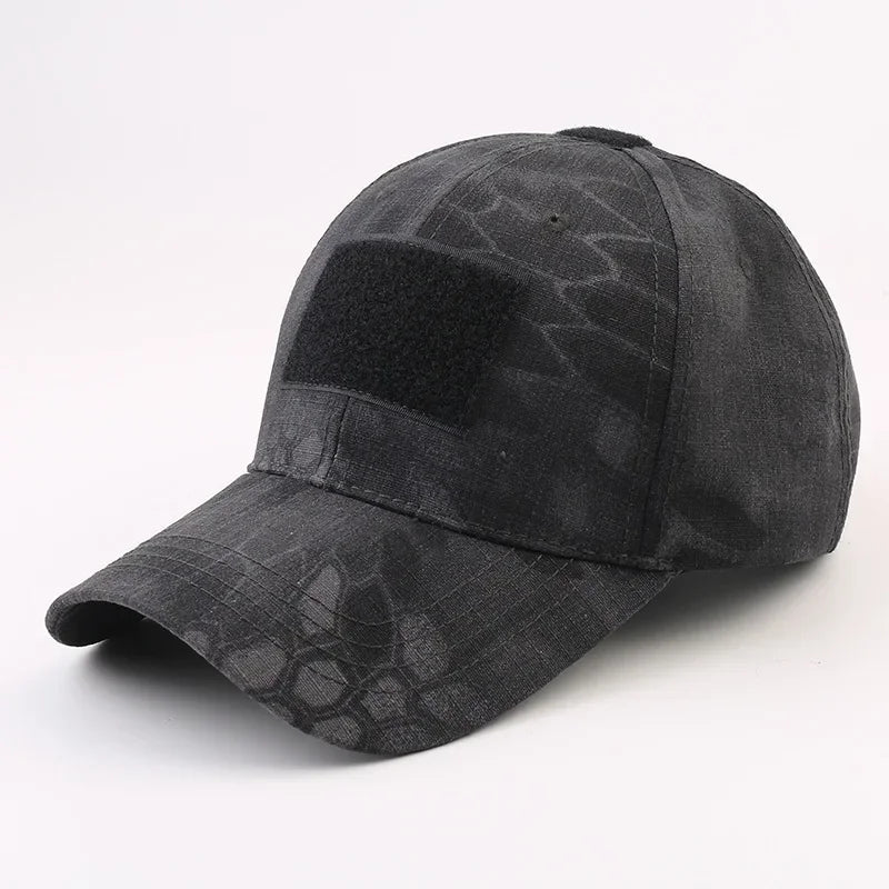 Camouflage Baseball Cap Outdoor Men's Tactical CP Adjustable Hat Sports Cycling Duck Tongue Cap