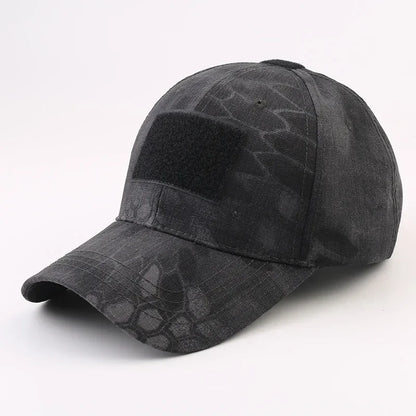 Camouflage Baseball Cap Outdoor Men's Tactical CP Adjustable Hat Sports Cycling Duck Tongue Cap