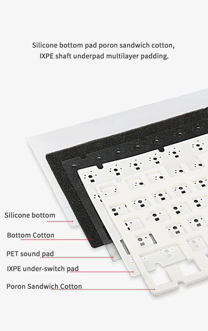 Teclado mecánico gaming AJAZZ AK820 Pro con cable e inalámbrico, switches intercambiables en caliente, retroiluminación RGB trimodo, diseño compacto 70%, PC/Mac