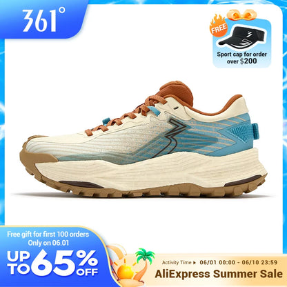 361 Degrees WUXIA 2.0 – Leichter, weicher, luftiger Sneaker mit federnder Dämpfung und rutschfester Sohle für Outdoor- und Wanderaktivitäten, vielseitig einsetzbar, Herren 672542201