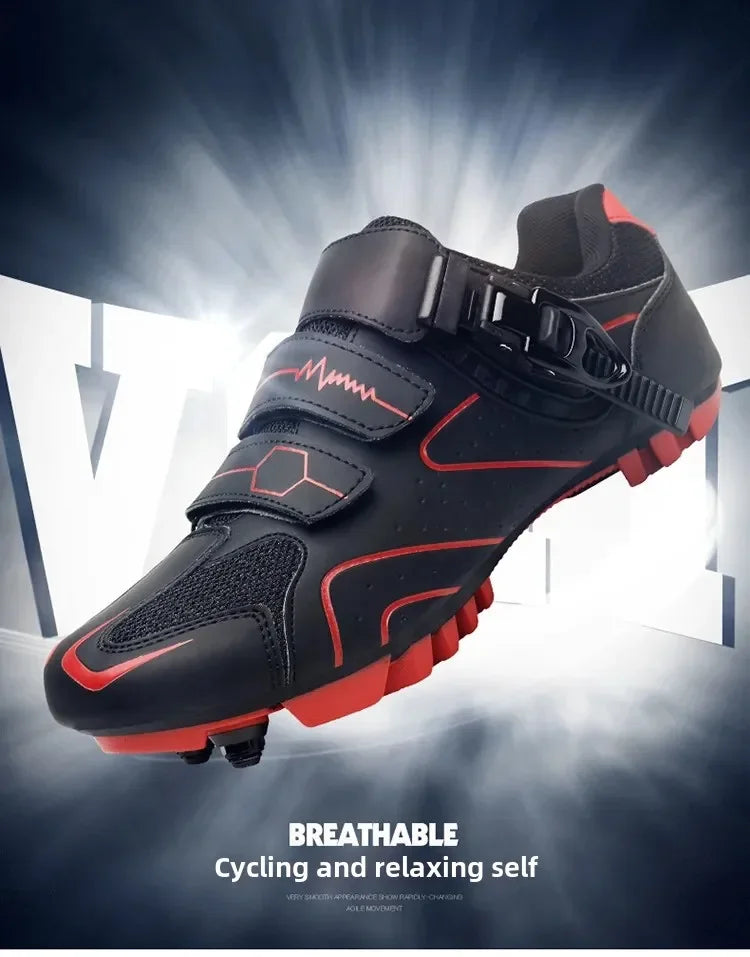 Scarpe da ciclismo unisex con suola rigida – Scarpe da bici da strada 4-Season con pedali a sgancio rapido, ideali per la MTB e gli sport all’aria aperta