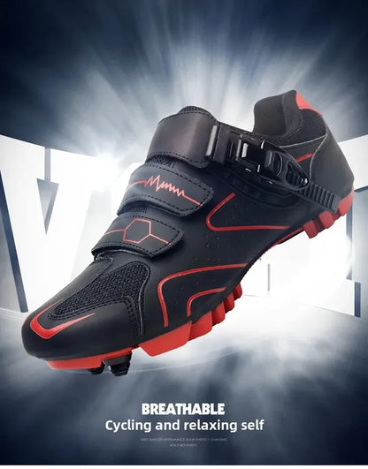 Scarpe da ciclismo unisex con suola rigida – Scarpe da bici da strada 4-Season con pedali a sgancio rapido, ideali per la MTB e gli sport all’aria aperta