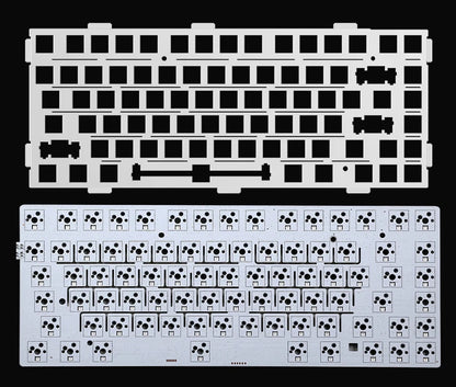 Tastiera meccanica wireless MCHOSE G75 Pro, layout 75%, montaggio gasket, 5 strati di smorzamento, retroilluminazione RGB, tri-mode, hot-swappable